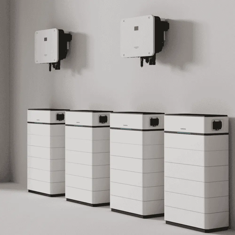 battery rebate guide featuring modern stacked home battery systems eligible for 2025 rebate