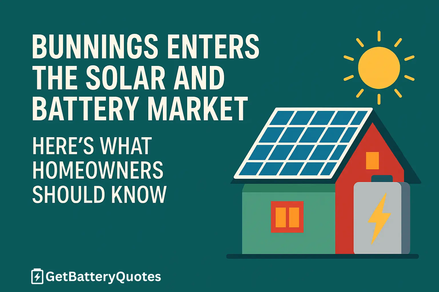 Bunnings Enters the Solar and Battery Market