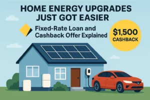 Home Energy Upgrades CommBank’s Fixed-Rate Loan and Cashback Offer