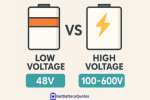 High Voltage vs Low Voltage Home Batteries