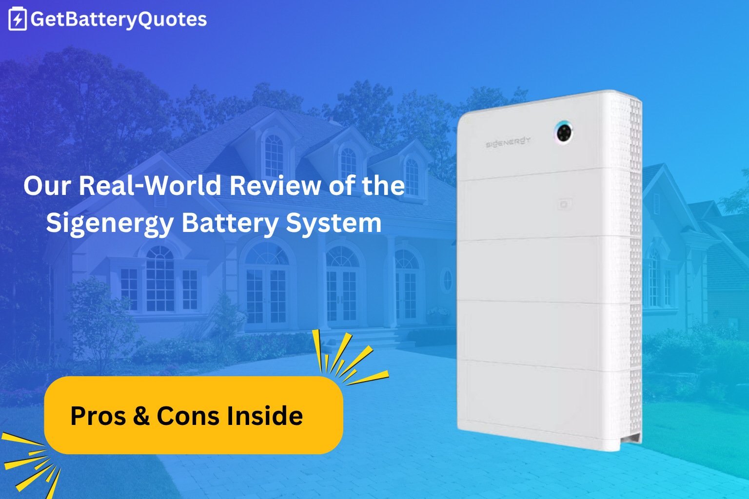Sigenergy Battery