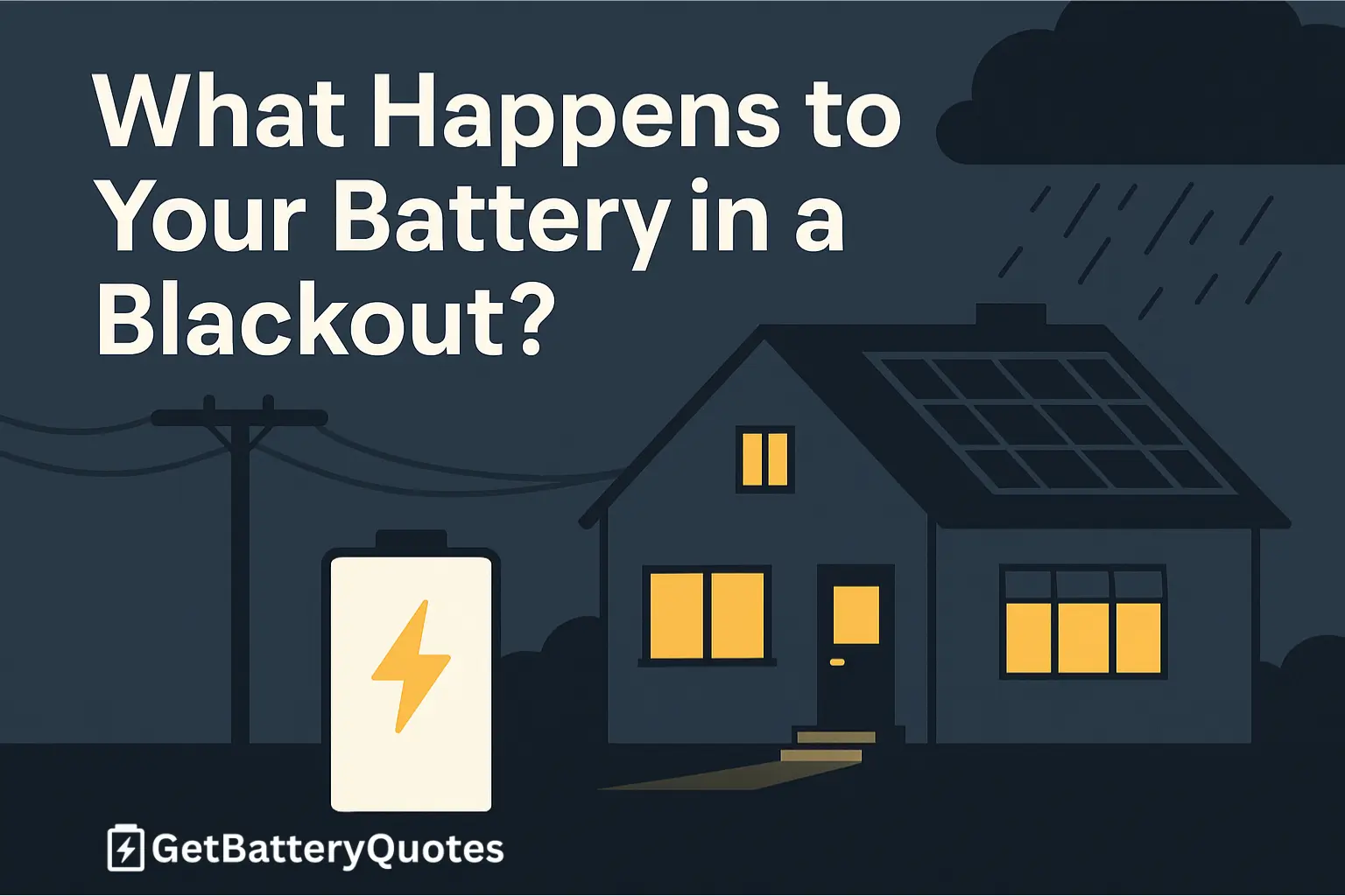 What Happens to Your Battery in a Blackout
